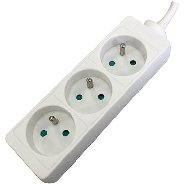 WowME prodlužovací přívod 230V 3 zásuvky 1,5m 16A/3680W (KF-FB-03)