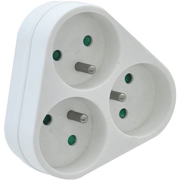 WowME rozdvojka 230V - 3 výstupy 16A 3680W (KF-FZB-01/T03J)