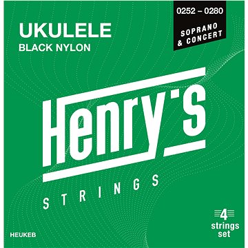 Henry's Strings Black Nylon (HEUKEB)