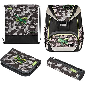 HERLITZ Ultralight+ Školní taška, drak (50043231)