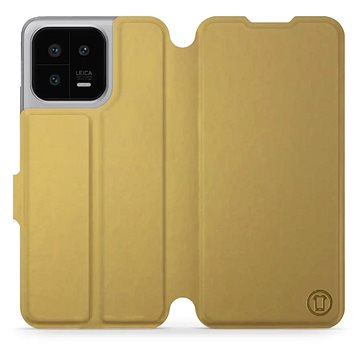 Mobiwear flip pro Xiaomi 13 - Gold&Gray (5904808465533)