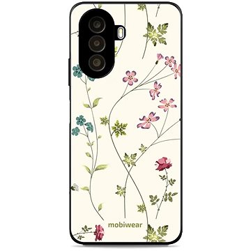 Mobiwear Glossy lesklý pro Huawei Nova Y70 - G035G - Tenké rostlinky s květy (5904808531375)