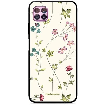 Mobiwear Glossy lesklý pro Huawei P40 Lite - G035G - Tenké rostlinky s květy (5904808531405)