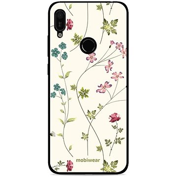 Mobiwear Glossy lesklý pro Huawei Y6 2019 / Honor 8A - G035G - Tenké rostlinky s květy (5904808531429)