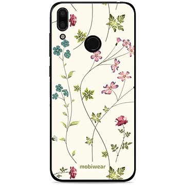 Mobiwear Glossy lesklý pro Huawei Y7 2019 - G035G - Tenké rostlinky s květy (5904808531443)