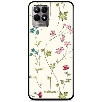 Mobiwear Glossy lesklý pro Realme 8i - G035G - Tenké rostlinky s květy (5904808531481)