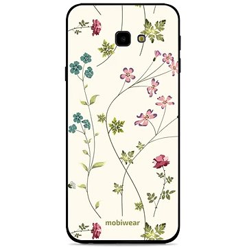 Mobiwear Glossy lesklý pro Samsung Galaxy J4 Plus 2018 - G035G - Tenké rostlinky s květy (5904808531573)