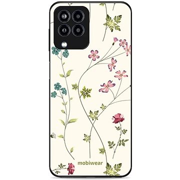 Mobiwear Glossy lesklý pro Samsung Galaxy M33 5G - G035G - Tenké rostlinky s květy (5904808531610)