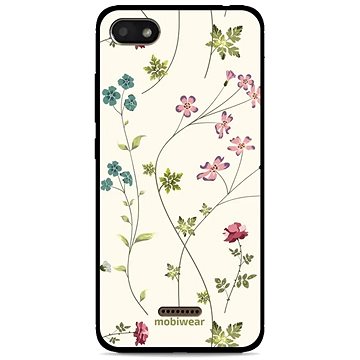Mobiwear Glossy lesklý pro Xiaomi Redmi 6A - G035G - Tenké rostlinky s květy (5904808531849)