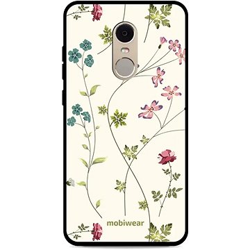 Mobiwear Glossy lesklý pro Xiaomi Redmi Note 4 Global - G035G - Tenké rostlinky s květy (5904808531870)