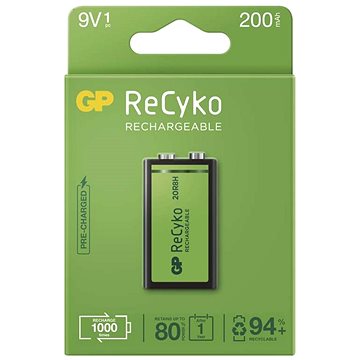 GP ReCyko 200 (9V), 1 ks (1032521020)