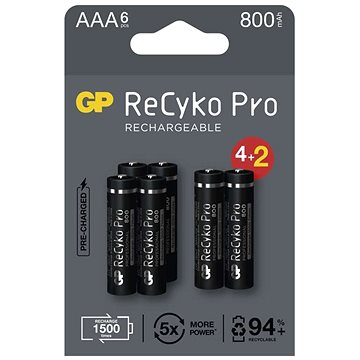 GP ReCyko Pro Professional AAA (HR03), 6 ks (1033126080)