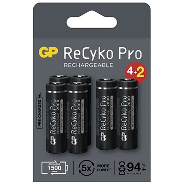 GP ReCyko Pro Professional AA (HR6), 6 ks (1033226200)