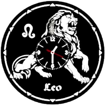hodiny LP vynil 30cm Znamení Lev (8594167093163)