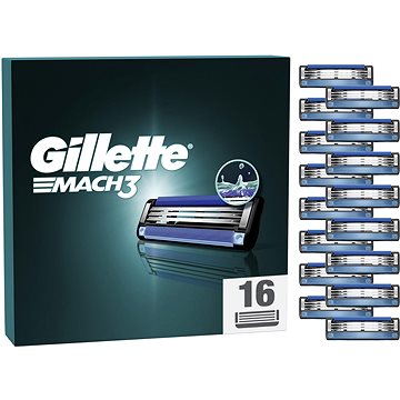 Gillette Mach 3 náhradní hlavice 16 ks (7702018411849)