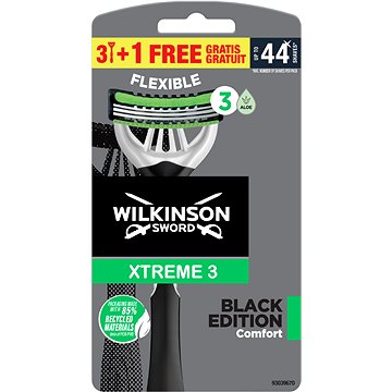 WILKINSON Xtreme3 Black Edition Comfort 3+1 ks (4027800383900)