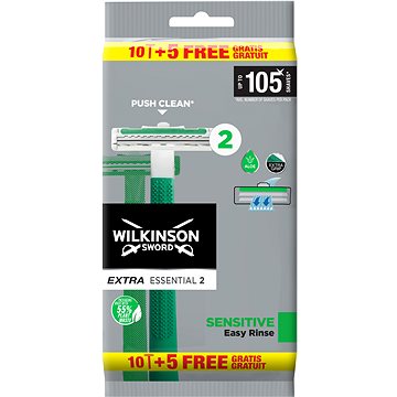 WILKINSON Extra Essential 2 Sensitive 10+5 zdarma (4027800348503)