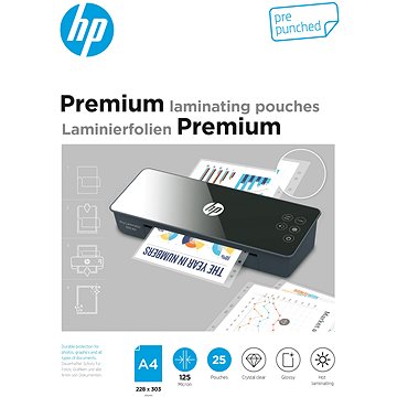 HP Premium A4 proděrované 125 Micron, 25 ks (9122)