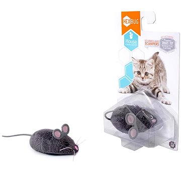 Hexbug - Robotická myš šedá (807648030310)