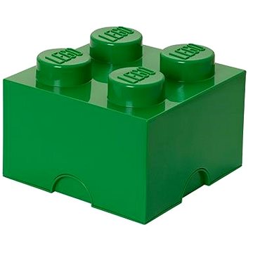LEGO Úložný box 250 x 250 x 180 mm - tmavě- zelený (5706773400348)
