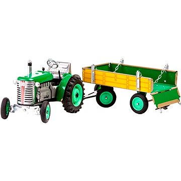 Kovap Traktor s valníkem na klíček zelený (8594988395033)