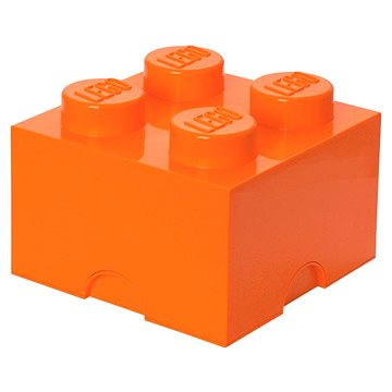 LEGO Úložný box 4 250 x 250 x 180 mm - oranžový (5711938026035)