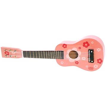 Kytara růžová s květy (3048700083050)