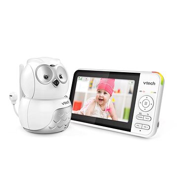 VTech BM5550-OWL, dětská video chůvička Sova s displejem 5" a otočnou kamerou (BM5550-OWL)
