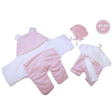 2-dílný obleček pro panenku miminko New Born velikosti 40-42 cm (MAGM740-60)