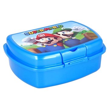 Dětský box na svačinu Super Mario - modrý (9650)