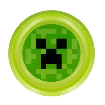 Plastový talíř Minecraft - Creeper 22 cm (40412)