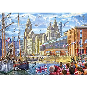 Gibsons Puzzle Albert Dock, Liverpool 1000 dílků (G6298)