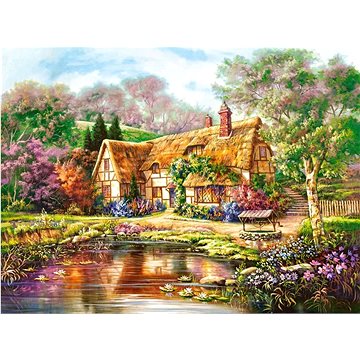 Castorland Puzzle Soumrak u rybníka 3000 dílků (300365)