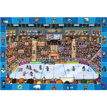 Eurographics Spot & Find puzzle Hokej 100 dílků (6100-0475)