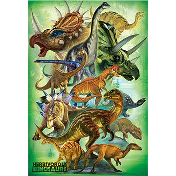 Eurographics Puzzle Býložraví dinosauři 100 dílků (6100-0360)