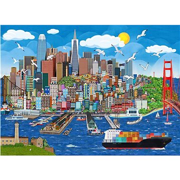 Eurographics Puzzle San Francisco 1000 dílků (6000-5537)