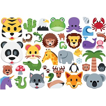 Eurographics Puzzle Emoji zvířátka 100 dílků (6100-5395)