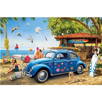 Eurographics Puzzle VW Brouk a surfaři 1000 dílků (6000-5683)