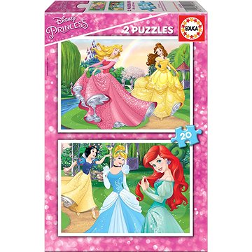 Educa Puzzle Disney princezny 2x20 dílků (16846)