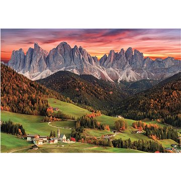 Clementoni Puzzle Údolí Val di Funes 2000 dílků (32570)