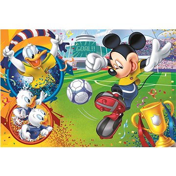 Trefl Puzzle Mickey Mouse na fotbale 100 dílků (16353)