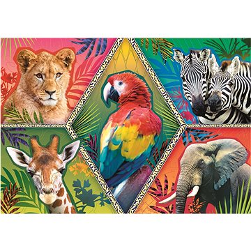 Trefl Puzzle Animal Planet: Exotická zvířata 1000 dílků (10671)