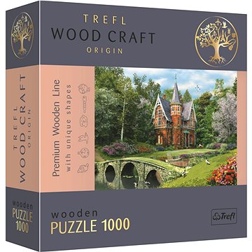 Trefl Wood Craft Origin puzzle Viktoriánský dům 1000 dílků (20145)