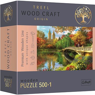 Trefl Wood Craft Origin puzzle Central Park, Manhattan, New York 501 dílků (20157)