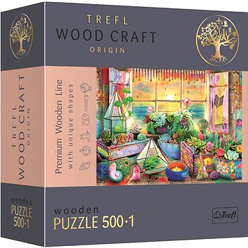 Trefl Wood Craft Origin puzzle Plážový domek 501 dílků (20166)