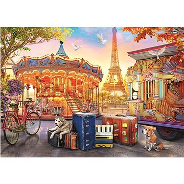 Trefl Puzzle Prázdiny v Paříži 500 dílků (37426)