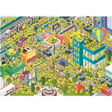 Trefl Puzzle Smiley: Kde je Smiley? 500 dílků (37429)