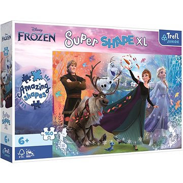 Trefl Puzzle Super Shape XL Ledové království 2, 160 dílků (50022)