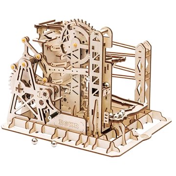 Robotime Rokr 3D dřevěné puzzle Kuličková dráha: Explorer 260 dílků (LG503)