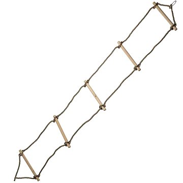 Verk 01536 Dřevěný provazový žebřík 185 cm (23755)